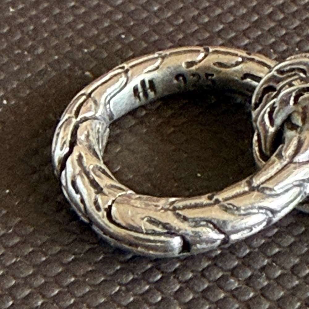 John Hardy Classic Chain Keyring Necklace with Hinge to Wear With/Without Charms - Picture 16 of 17